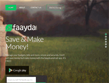 Tablet Screenshot of faayda.com